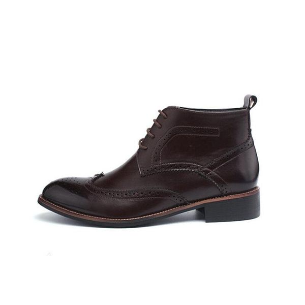 dress shoes brogue formal boots men cow leather male elegant wedding italian size 46 mens homme cuir, Black
dress shoes brogue formal boots men cow leather male elegant wedding italian size 46 mens homme cuir, Black