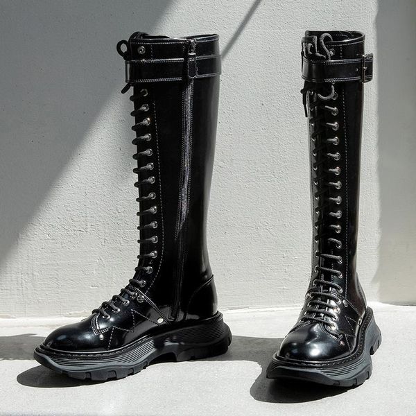 boots knee high women genuine leather party night club knight shoes woman calf autumn winter warm, Black
boots knee high women genuine leather party night club knight shoes woman calf autumn winter warm, Black