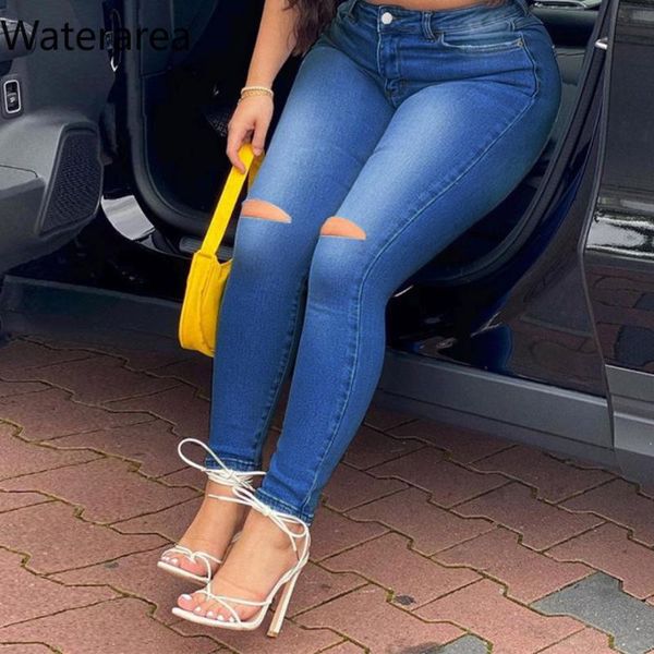 women's jeans waterarea women s-5xl high waist hollow out denim cuausl cut pockets pencil pants streetwear woman, Blue
women's jeans waterarea women s-5xl high waist hollow out denim cuausl cut pockets pencil pants streetwear woman, Blue