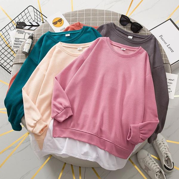 women's hoodies & sweatshirts autumn women aesthetic hoodie oversized fake two pieces female long sleeve casual sweatshirt patchwork ko, Black
women's hoodies & sweatshirts autumn women aesthetic hoodie oversized fake two pieces female long sleeve casual sweatshirt patchwork ko, Black