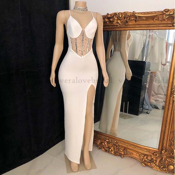 designer white spaghetti straps prom dress mermaid side slit cocktail african black girls short evening wear for party night
designer white spaghetti straps prom dress mermaid side slit cocktail african black girls short evening wear for party night