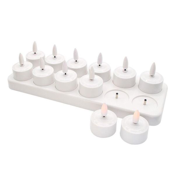 strings set of 12 rechargeable 3d flame flickering tea light led candle lamp waxless xmas/wedding/church/bar/home party decor-amber
strings set of 12 rechargeable 3d flame flickering tea light led candle lamp waxless xmas/wedding/church/bar/home party decor-amber