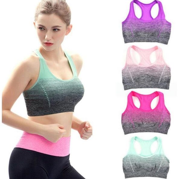 2021gym clothing women sports bras yoga high stretch breathable fitness gradient padded push up running seamless sport
2021gym clothing women sports bras yoga high stretch breathable fitness gradient padded push up running seamless sport