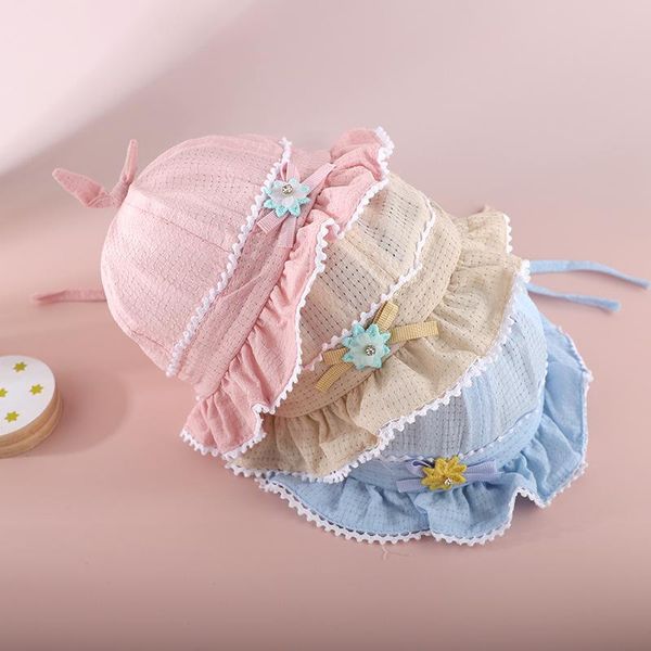 baby hat spring and autumn breathable sunshade princess sunscreen summer lace female bucket cap caps & hats, Yellow
baby hat spring and autumn breathable sunshade princess sunscreen summer lace female bucket cap caps & hats, Yellow