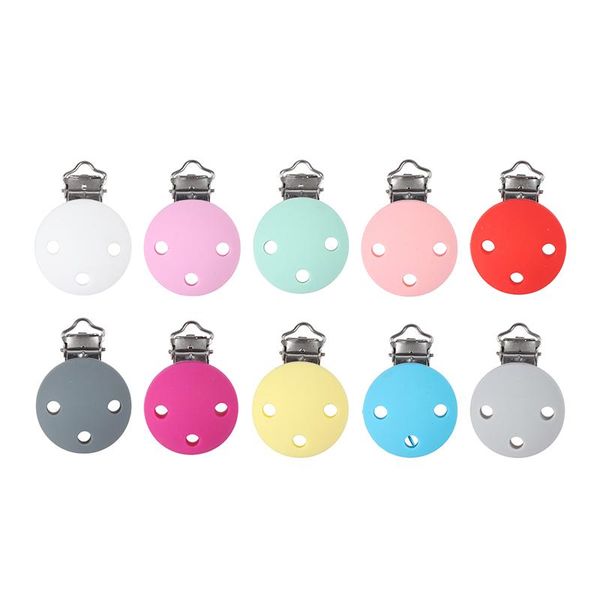 pacifiers# 1pcs round silicone clips baby pacifier holder chain care toy accessories
pacifiers# 1pcs round silicone clips baby pacifier holder chain care toy accessories