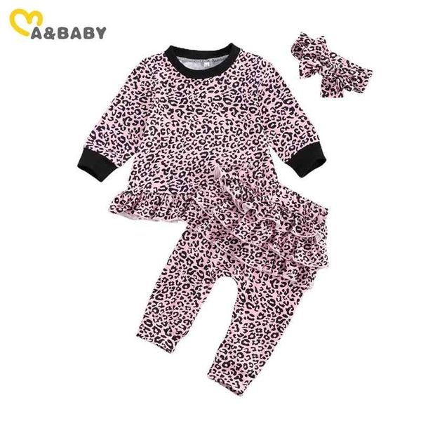 0-2y autumn spring infant toddler born baby girl leopard clothing set ruffles pants headband outfits 210515, White
0-2y autumn spring infant toddler born baby girl leopard clothing set ruffles pants headband outfits 210515, White