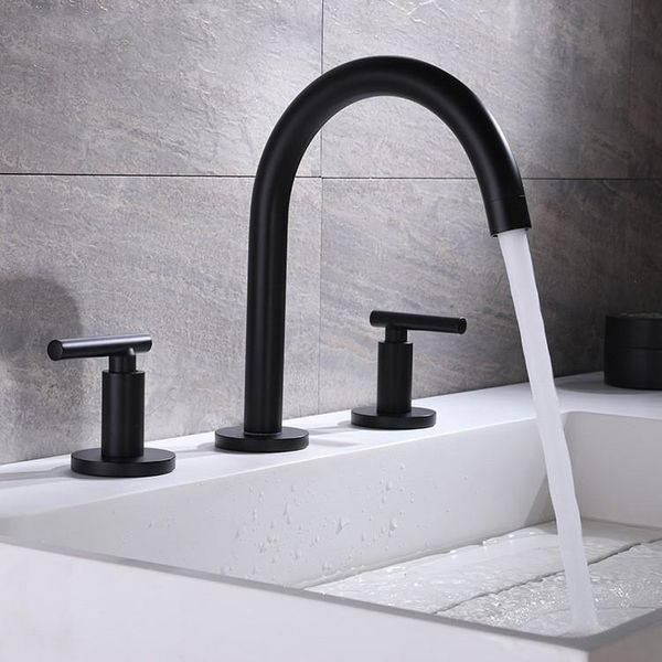 brass 3 hole 2 handle bathroom sink faucet black copper basin mixer taps cold water for faucets
brass 3 hole 2 handle bathroom sink faucet black copper basin mixer taps cold water for faucets