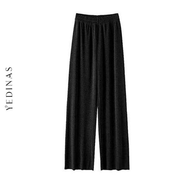 women's pants & capris yedinas solid high waist loose wide legs for women casual trousers thin harajuku ladies spring 2021, Black;white
women's pants & capris yedinas solid high waist loose wide legs for women casual trousers thin harajuku ladies spring 2021, Black;white