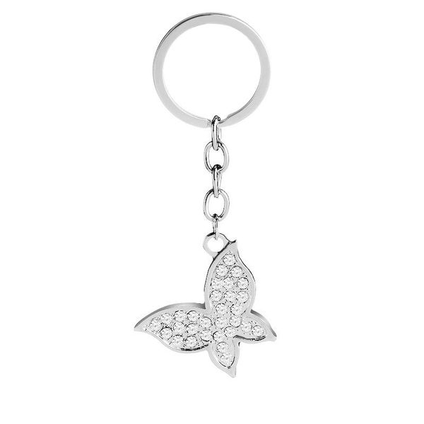 fashion butterfly key rings for women men silver plated alloy rhinestone animal keychain jewelry friend lovers' gift, Slivery;golden
fashion butterfly key rings for women men silver plated alloy rhinestone animal keychain jewelry friend lovers' gift, Slivery;golden