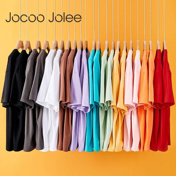 women's t-shirt jocoo jolee women casual loose cotton t shirts summer short sleeve o neck solid tee korean harajuku oversized shirt, White
women's t-shirt jocoo jolee women casual loose cotton t shirts summer short sleeve o neck solid tee korean harajuku oversized shirt, White