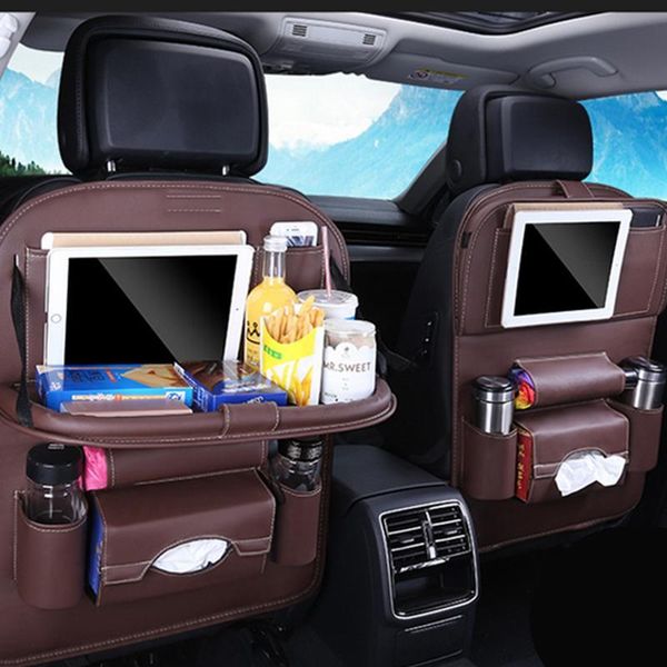 car organizer leather seat back bag folding table pad drink chair storage pocket box travel stowing tidying automobile accessori
car organizer leather seat back bag folding table pad drink chair storage pocket box travel stowing tidying automobile accessori