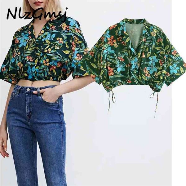 women blouse summer floral print short shirts woman casual loose with pockets female elegant shirt 05 210628, White
women blouse summer floral print short shirts woman casual loose with pockets female elegant shirt 05 210628, White
