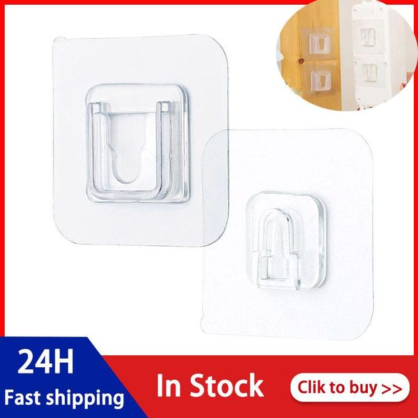hooks & rails double-sided adhesive wall hanger strong transparent suction cup sucker storage holder kitchen bathroom items 
hooks & rails double-sided adhesive wall hanger strong transparent suction cup sucker storage holder kitchen bathroom items
