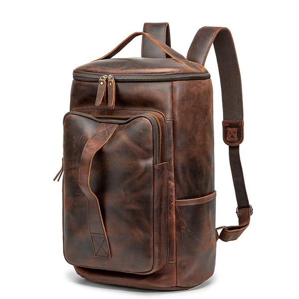 backpack men crazy horse genuine leather male 15.6 inch lapmen's shoulder bag large school bags
backpack men crazy horse genuine leather male 15.6 inch lapmen's shoulder bag large school bags