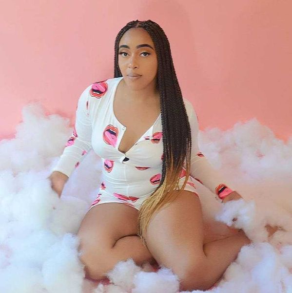 women's jumpsuits & rompers coolhappy women deep v-neck bodycon sleepwear bodysuit shorts romper leotard long sleeve print button, Black;white
women's jumpsuits & rompers coolhappy women deep v-neck bodycon sleepwear bodysuit shorts romper leotard long sleeve print button, Black;white
