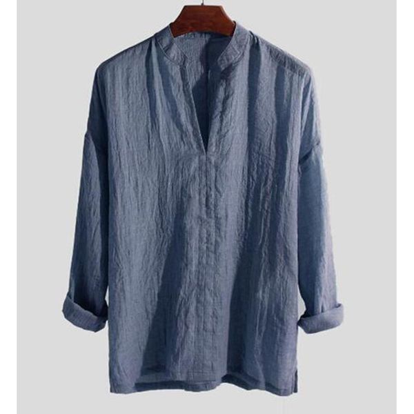 men's casual shirts summer mens slim fit cotton and linen for men long cardigan button up male blouse camisa masculina, White;black
men's casual shirts summer mens slim fit cotton and linen for men long cardigan button up male blouse camisa masculina, White;black