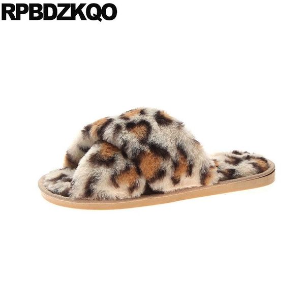 slippers furry indoor korean women bedroom leopard print pink house slides shoes large size plush ladies slipper big faux fur home, Black
slippers furry indoor korean women bedroom leopard print pink house slides shoes large size plush ladies slipper big faux fur home, Black