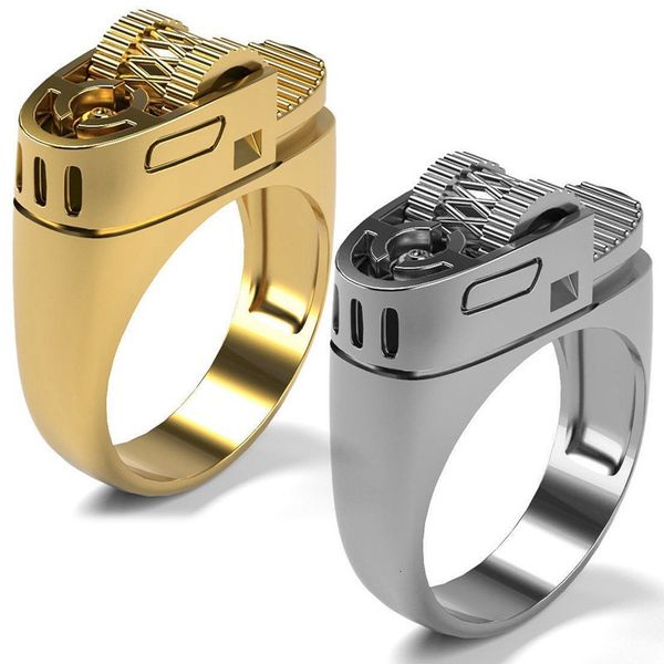 designer rings punk lighter ring for mens jewellery creative goth accessories luxury hip hop jewelry 2021 fashion couple, Golden;silver
designer rings punk lighter ring for mens jewellery creative goth accessories luxury hip hop jewelry 2021 fashion couple, Golden;silver