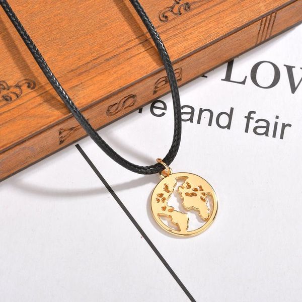 pendant necklaces fashion round long chain necklace black leather rope women creative clavicle choker statement, Silver
pendant necklaces fashion round long chain necklace black leather rope women creative clavicle choker statement, Silver