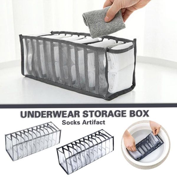 storage bag mesh foldable underwear box with compartments socks bra underpants organizer drawers
storage bag mesh foldable underwear box with compartments socks bra underpants organizer drawers