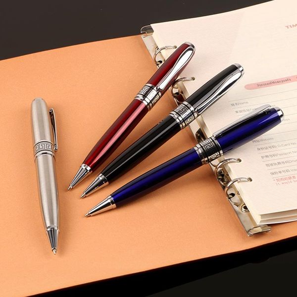 ballpoint pens classic black / silver blue red metal penl office stationery supplies wholesale price writing refill gift, Blue;orange
ballpoint pens classic black / silver blue red metal penl office stationery supplies wholesale price writing refill gift, Blue;orange