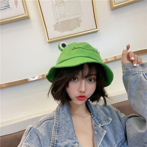 new cute frog letter bucket hats women cover fisherman cap hat for women sunscreen summer outing hat, Blue;gray
new cute frog letter bucket hats women cover fisherman cap hat for women sunscreen summer outing hat, Blue;gray