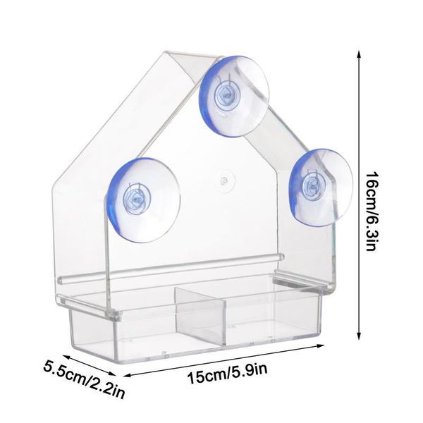 creative window bird feeders clear glass viewing feed el table peanut hanging suction for pet birds outdoor #30 party favor
creative window bird feeders clear glass viewing feed el table peanut hanging suction for pet birds outdoor #30 party favor