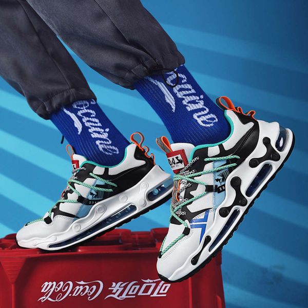 2020 autumn new show full hand air cushion sports outdoor large fashion trend casual men's shoes, Black
2020 autumn new show full hand air cushion sports outdoor large fashion trend casual men's shoes, Black
