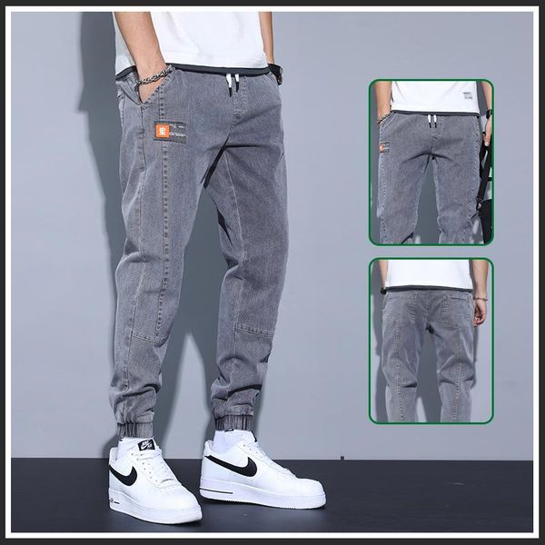 men's jeans spring and autumn loose straight harem trousers casual all-match trend, Blue
men's jeans spring and autumn loose straight harem trousers casual all-match trend, Blue