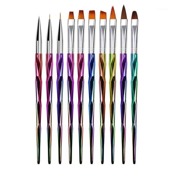nail brush nylon laser gradient design 10 pcs/set pen set drawing painting uv gel liner art manicure tool1, Yellow
nail brush nylon laser gradient design 10 pcs/set pen set drawing painting uv gel liner art manicure tool1, Yellow