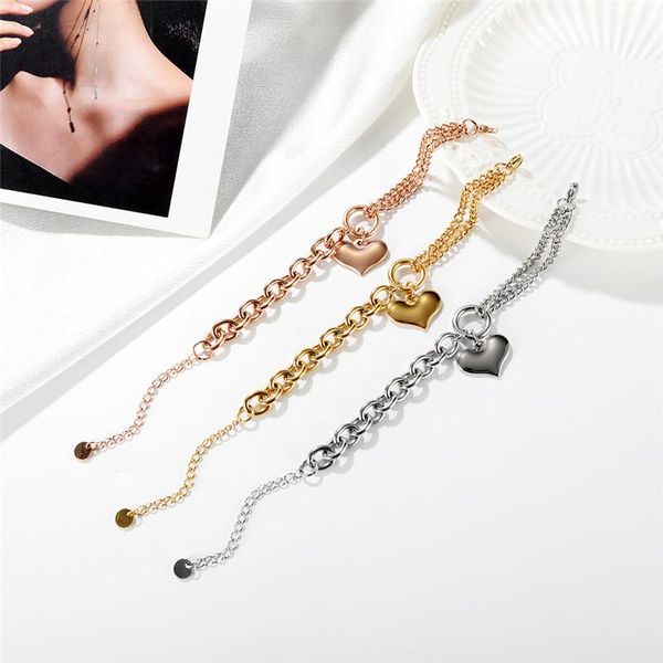 link, chain 2021 titanium steel love hand decoration fashion simple minority bracelet, Black
link, chain 2021 titanium steel love hand decoration fashion simple minority bracelet, Black