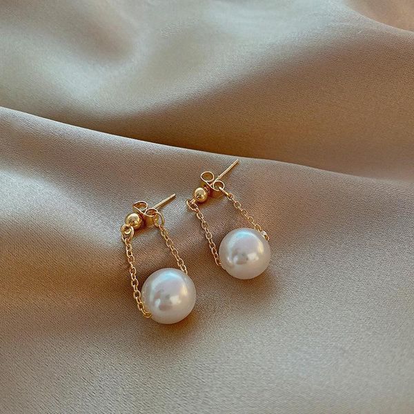 dangle & chandelier simple elegant small pearl pendant earrings woman fashion jewelry party ladies' unusual accessories trendy, Silver
dangle & chandelier simple elegant small pearl pendant earrings woman fashion jewelry party ladies' unusual accessories trendy, Silver