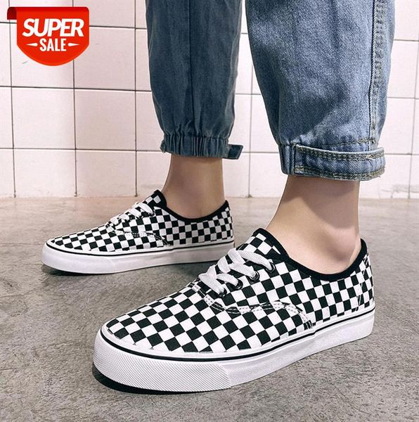 men's shoes canvas breathable black and white plaid korean style ulzzang all-match sneakers #lr5e
men's shoes canvas breathable black and white plaid korean style ulzzang all-match sneakers #lr5e
