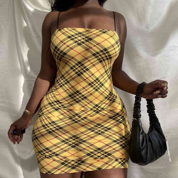 stylish yellow fresh plaid square neck sleeveless plaid short dress summer trendy bodycon halter dresses women, Black;gray
stylish yellow fresh plaid square neck sleeveless plaid short dress summer trendy bodycon halter dresses women, Black;gray