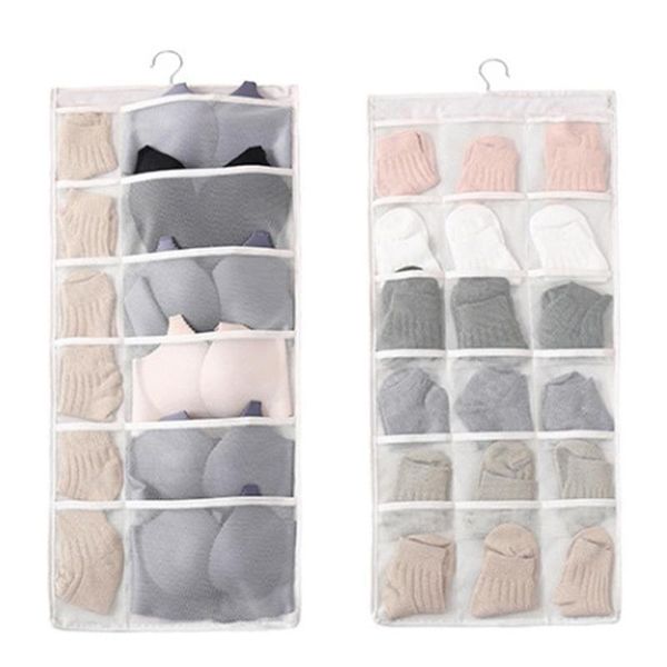 storage boxes & bins wall door hanging bag double side underwear bra socks sorting closet wardrobe home organizer
storage boxes & bins wall door hanging bag double side underwear bra socks sorting closet wardrobe home organizer