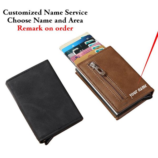 card holders yambuto 2021 men's zipper holder rfid antimagnetic short wallet case box coin purse customized business, Brown;gray
card holders yambuto 2021 men's zipper holder rfid antimagnetic short wallet case box coin purse customized business, Brown;gray