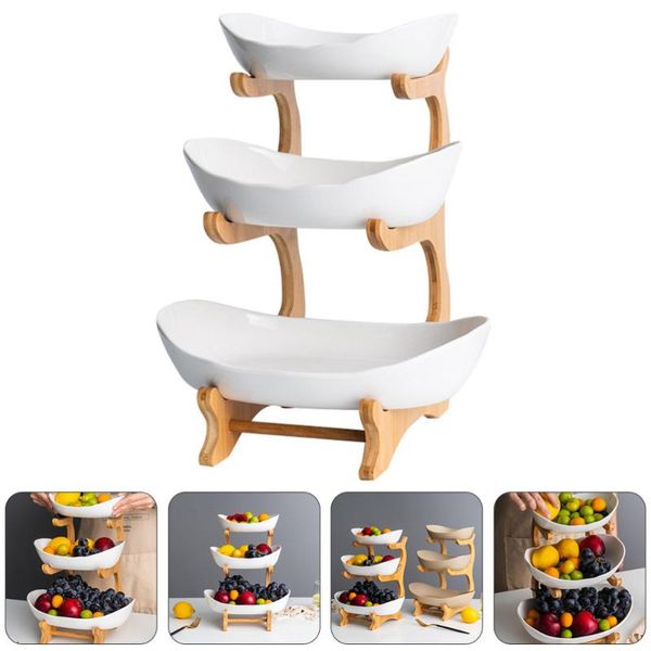 dishes & plates 1pc home three-layer fruit sushi tray creative multi-layer dried basket
dishes & plates 1pc home three-layer fruit sushi tray creative multi-layer dried basket