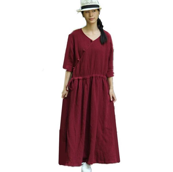 casual dresses 5 colors women long sleeve dress,ladies fashion vintage dress,comfortable plus size s-6xl cotton linen dress, Black;gray
casual dresses 5 colors women long sleeve dress,ladies fashion vintage dress,comfortable plus size s-6xl cotton linen dress, Black;gray