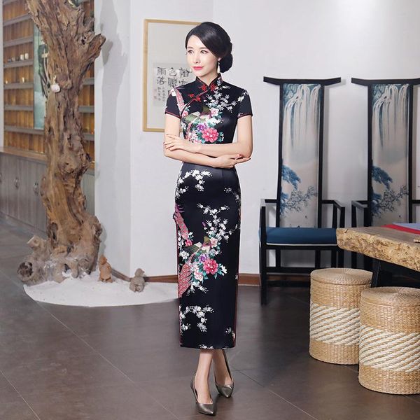 ethnic clothing women's silk and satin printed cheongsam, performance clothes, daily banquet chinese long skirt, spring, Red
ethnic clothing women's silk and satin printed cheongsam, performance clothes, daily banquet chinese long skirt, spring, Red