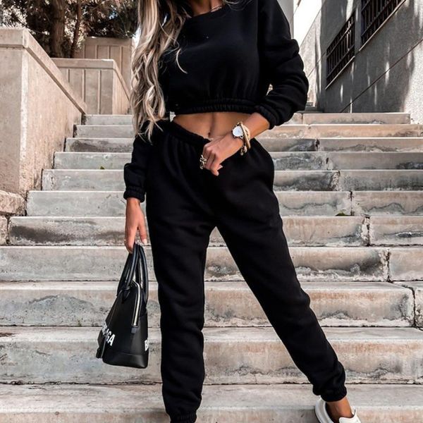 women's two piece pants women casual three set crop strapless hoodies zipper and elastic high waist suits loose solid female tracksuit, White
women's two piece pants women casual three set crop strapless hoodies zipper and elastic high waist suits loose solid female tracksuit, White