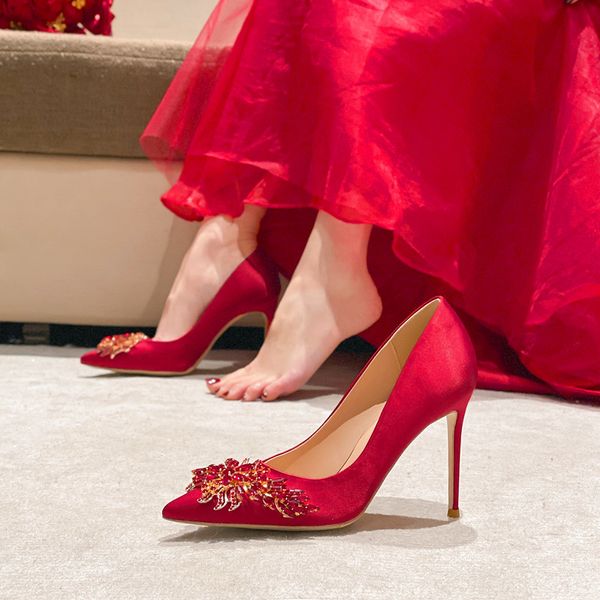 sandals french-style women's wedding shoes, red stiletto shoes for women. jrq2, Black
sandals french-style women's wedding shoes, red stiletto shoes for women. jrq2, Black