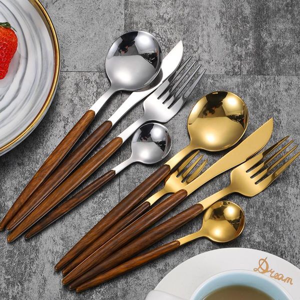 5pcs/set stainless steel cutlery set fork spoon knife western el steak gold sliver dinnerware drop sets
5pcs/set stainless steel cutlery set fork spoon knife western el steak gold sliver dinnerware drop sets