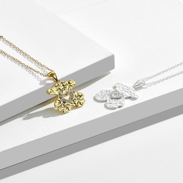 pendant necklaces 2 colors simple bear love women necklace gift cute girls' accessories exquisite fashion jewelry, Silver
pendant necklaces 2 colors simple bear love women necklace gift cute girls' accessories exquisite fashion jewelry, Silver