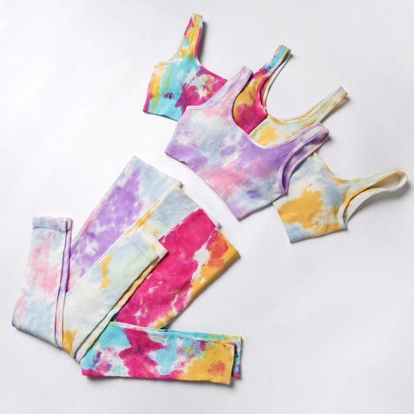 yoga outfit clothing set seamless die-dye color ribbed sports bra fitness 2pcs outfits waisted leggings tracksuit women clothes
yoga outfit clothing set seamless die-dye color ribbed sports bra fitness 2pcs outfits waisted leggings tracksuit women clothes