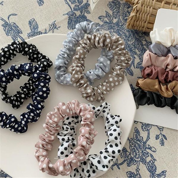 hair accessories 6 pcs satin dots head rope tie fashion women's wild french net red large intestine for ladies
hair accessories 6 pcs satin dots head rope tie fashion women's wild french net red large intestine for ladies