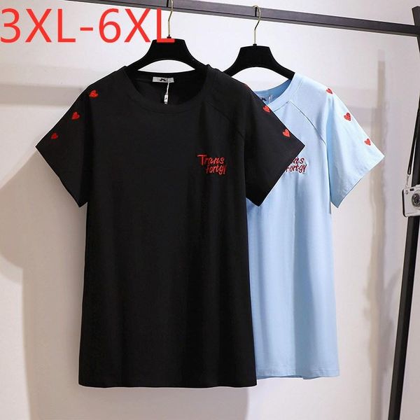plus size t-shirt missfansiqi for women ladies summer o-neck short sleeve loose cotton embroidery 3xl 4xl 5xl 6xl 7xl, Black
plus size t-shirt missfansiqi for women ladies summer o-neck short sleeve loose cotton embroidery 3xl 4xl 5xl 6xl 7xl, Black