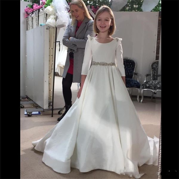 satin first communion dresses for girls lace up bow appliques beading ball gown sleeveless, White;blue
satin first communion dresses for girls lace up bow appliques beading ball gown sleeveless, White;blue