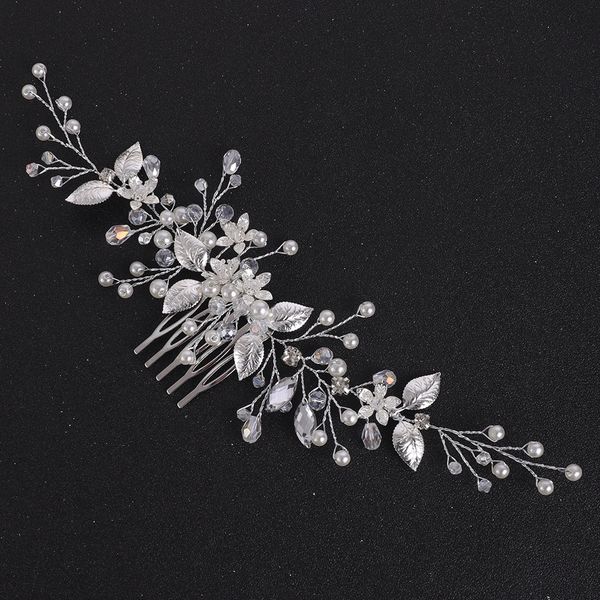 silver leaves vintage hair comb wedding headdress flower hair jewelry for bride headpieces tiara hair accessories
silver leaves vintage hair comb wedding headdress flower hair jewelry for bride headpieces tiara hair accessories