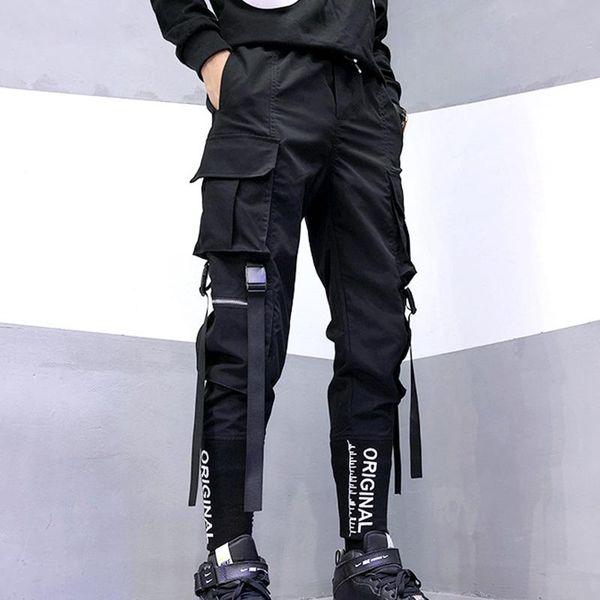 men's pants mouth embroidered overalls joggers men black harem multi-pocket ribbons man sweatpants streetwear male trousers
men's pants mouth embroidered overalls joggers men black harem multi-pocket ribbons man sweatpants streetwear male trousers