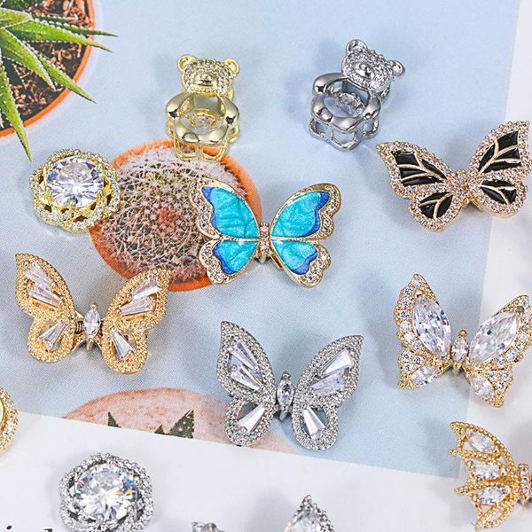 flying butterfly zircon nail art decoration alloy wing luxury crystal jewelry diy manicure accessories decorations, Silver;gold
flying butterfly zircon nail art decoration alloy wing luxury crystal jewelry diy manicure accessories decorations, Silver;gold